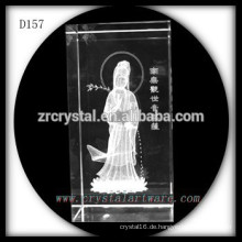 Crystal Crystal Buddha 3D Lasergravur